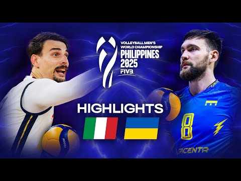 Italy 🇮🇹 vs. Ukraine 🇺🇦 - Highlights | Men's World Championships 2025