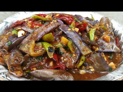 Thai Spicy Eggplant With Basil - Bachelors Farm Cooking