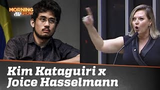 A troca de “afagos” entre Kim Kataguiri e Joice Hasselmann