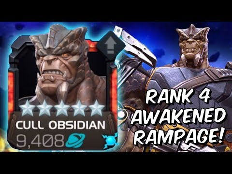 5 Star Cull Obsidian Rank 4 Rank Up & Gameplay - Variant & Act 6 - Marvel Contest of Champions