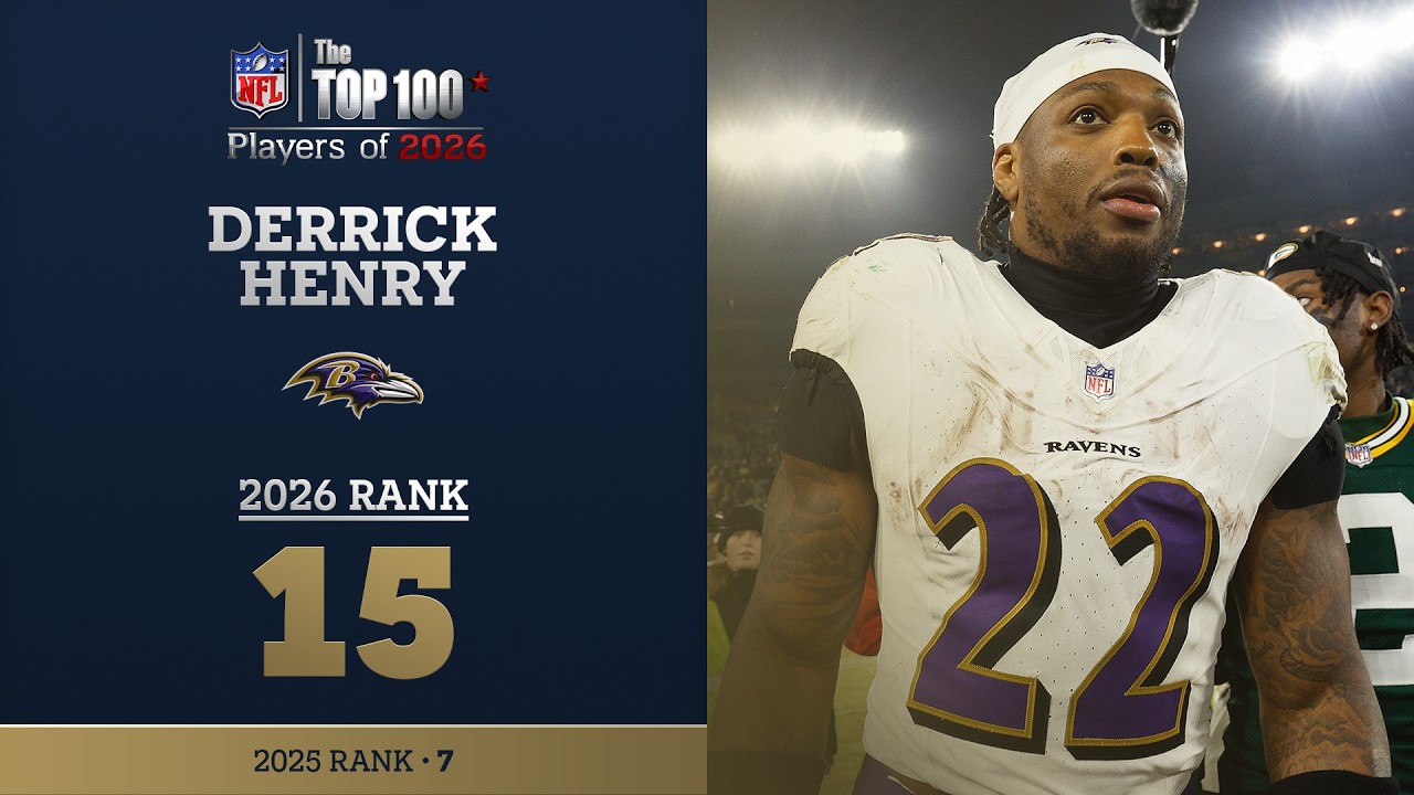 15: Derrick Henry (RB, Ravens) | Top 100 Players of 2026