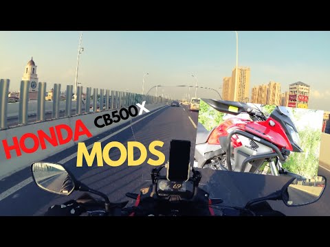 How My 2019 HONDA CB500X Looks In 2022 | MODIFICATIONS
