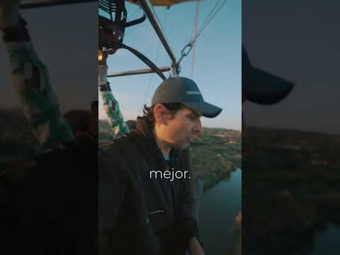 Así es volar en globo en Toledo, España
