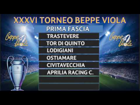 XXXVI Torneo Beppe Viola, le squadre della prima fascia