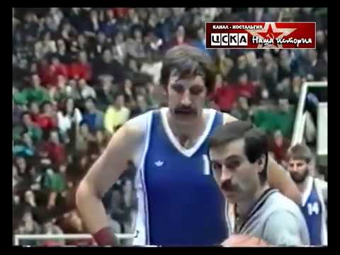 1987 Scavolini Victoria Libertas (Pesaro) - CSKA (Moscow) 99-88 European Cup Winners Cup, review 1