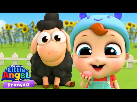 Baa Baa Mouton Noir à la Ferme | Comptines avec Bébé Louis | Little Angel Français