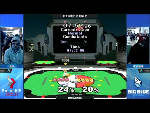 NGPU 12 SSBM - Inzane (Samus) vs. Makari (Marth, Fox) - Melee WR2