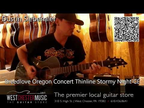 Breedlove Oregon Concert Thinline Stormy Night CE Myrtlewood Myrtlewood Acoustic Electric Guitar ORNCS78CEMYMY imagen 19