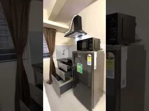 Video thumbnail for A001: Fully Furnished studio in Mahadevpura | Kots Vingt