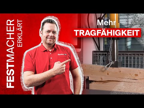 In einer Minute mehr Tragfähigkeit im Holzbalken erreichen
