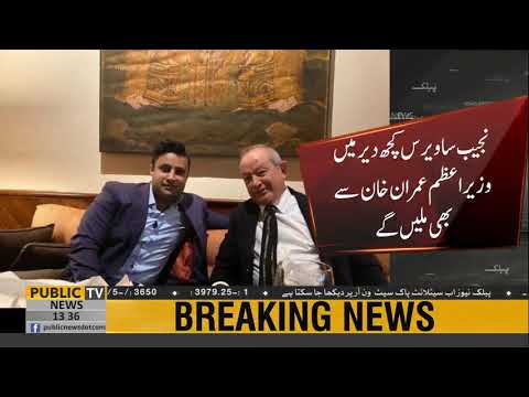 SAPM Zulfiqar Bukhari meets Egyptian businessman Naguib Onsi Sawiris