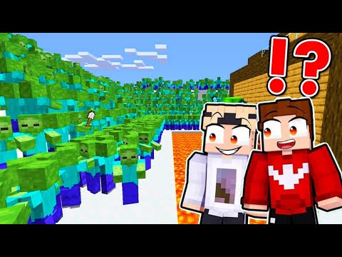 100 MONSTER vs. SICHERSTES HAUS?! (Minecraft)