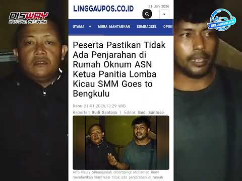 Bantah Jarah Rumah Ketua Panitia Lomba Burung Berkicau