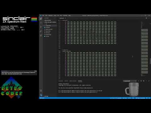 ZX Spectrum Next - Z80n - 256 Colour Sprites (First Look) (Draw/Move/Zoom/Flip/Rotate)