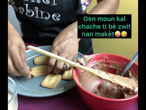 Pavée au chocolat  🍫 premye pati a/the making