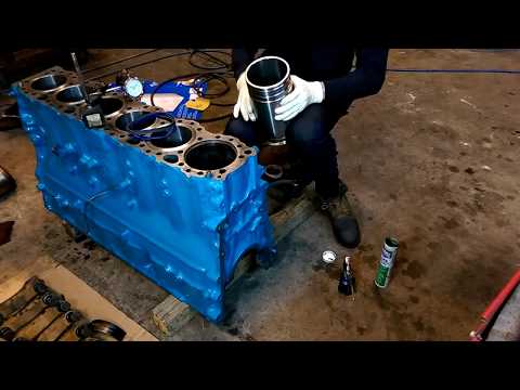 Detroit S60 Engine sleeve/liner installation (no budget)