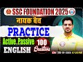 Active Passive Voice Top 100 Questions English For SSC CGL CHSL CPO MTS 2025 By Sanjeev Sir
