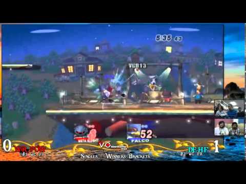 Golden Coast - FOW (Meta Knight) Vs. DEHF (Falco) - Winners Semis - SSBB