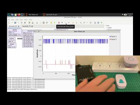 014 - HackRF article - Hacking a doorbell - Replay attack - GNURadio