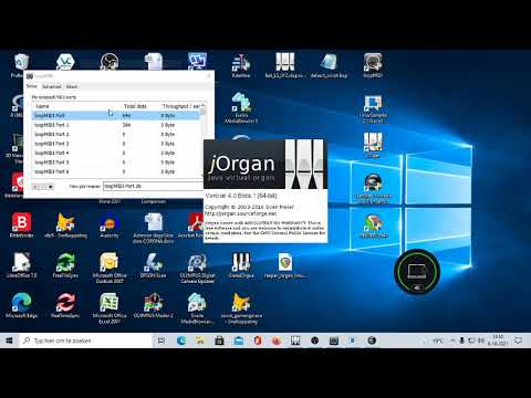 jOrgan: Create disposition Linuxsampler with SFZ Windows