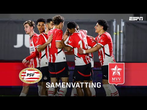 19-JARIGE Marcus Younis blinkt uit bij de beloften van PSV👏 | Samenvatting Jong PSV - MVV