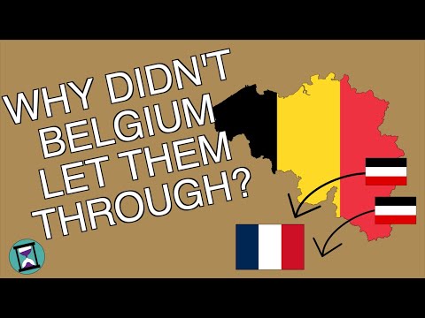 Why didn't Belgium let the German through in World War One? (Short Animated Documentary)