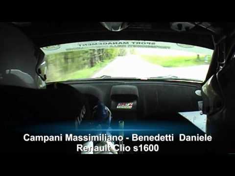 Camera car rally ronde di Forli' Campani - Benedetti RENAULT CLIO S1600 P.S.2