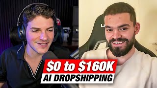 From $0 to $160k/mo with ai branded dropshipping