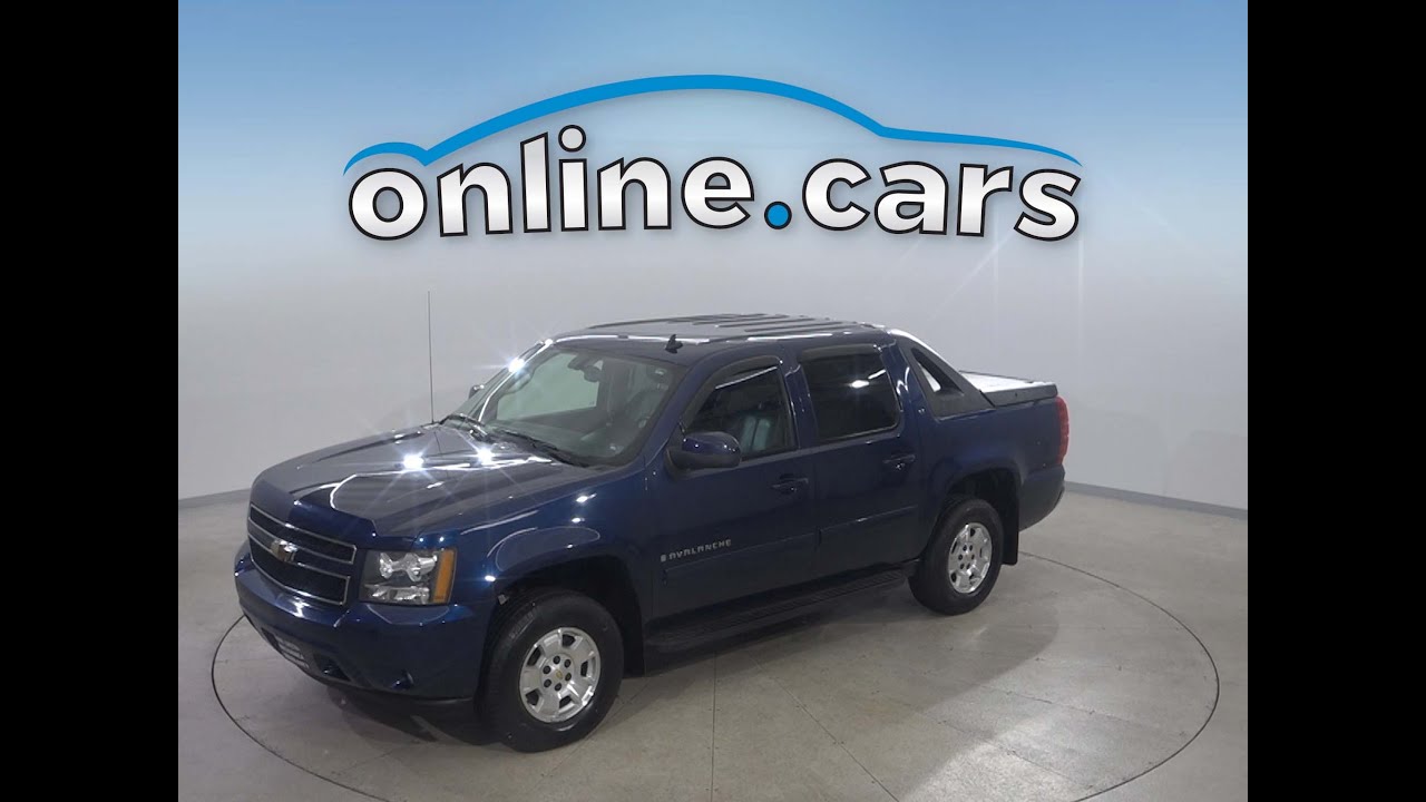 A52048GT Used 2009 Chevrolet Avalanche Blue Truck Test ...