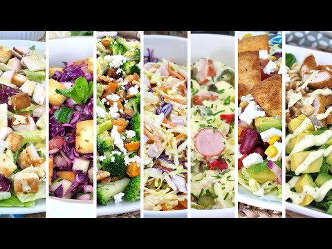 🥗 LAS 7 ENSALADAS MÁS DELICIOSAS PARA DISFRUTAR TODA LA SEMANA