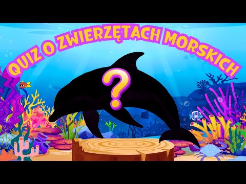 ZABAWA/QUIZ O ZWIERZĘTACH MORSKICH DLA DZIECI - Film dla dzieci po polsku