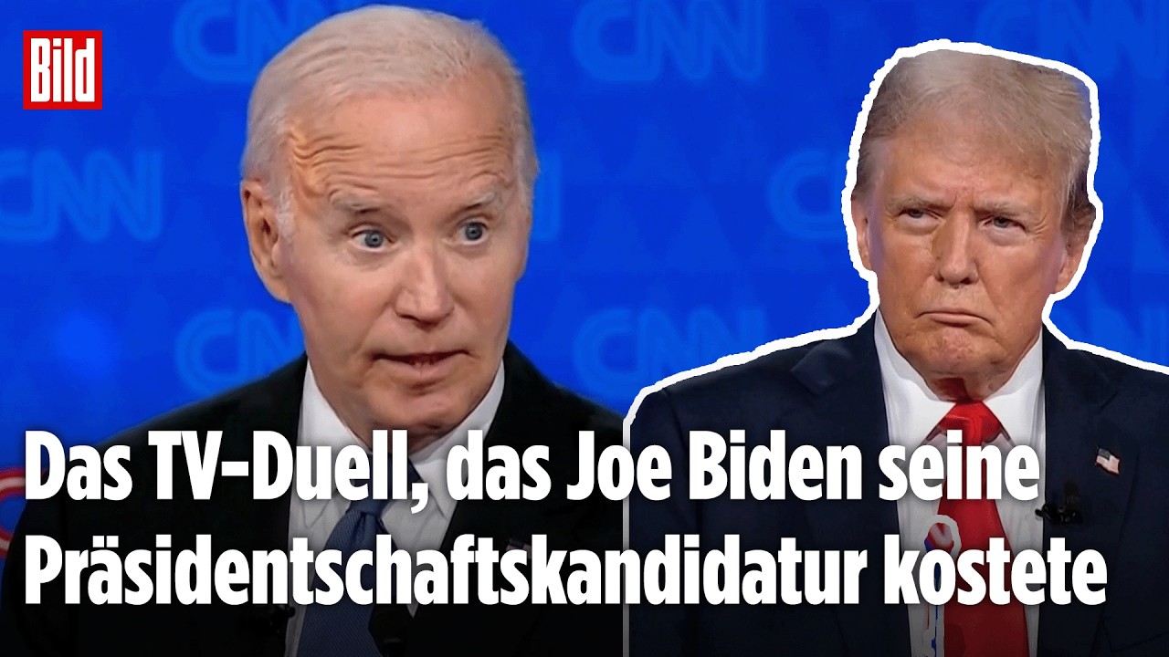 USA: TV-Debatte aus 2025 zwischen Trump und Biden sorgt für Aufregung