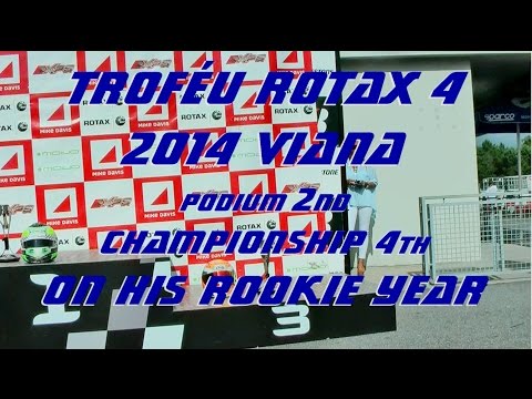 Piloto David Simões TROFÉU ROTAX 4 VIANA 2014