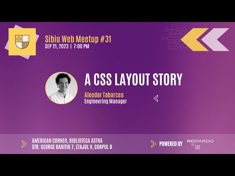 Sibiu Web Meetup #31 - A CSS Layout Story