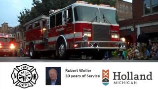 Last Call for Firefighter Robert Weller Holland City Fire Department
