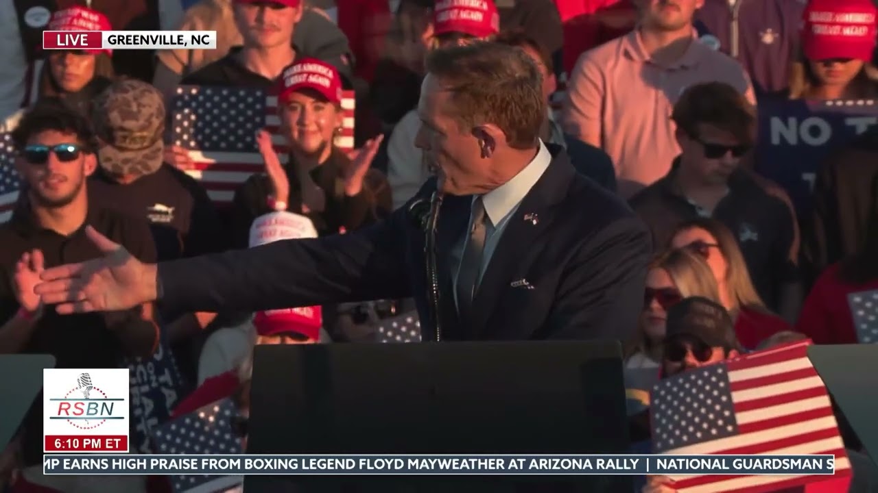 FULL SPEECH: Sen. Ted Budd at Greenville, North Carolina Rally - 10/20/2026