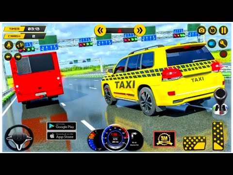4X4 CARS CLASSIC UBER DRIVER 🚖 City Car Driving Games Android iOS - Taxi Sim 2020 Gameplay👮‍♂️