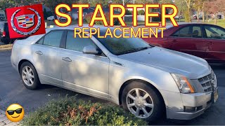 CADILLAC CTS STARTER REPLACEMENT - Way easier than expected!