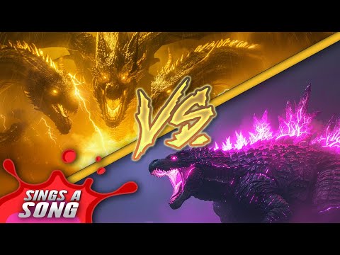 Godzilla Vs Ghidorah Rap Battle (Godzilla x Kong The New Empire Monsterverse Parody)