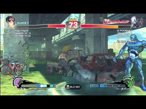 SSF4 AE Japanese Ranked: mago2dgod( Fei Long) vs Id POONGKO(Seth)
