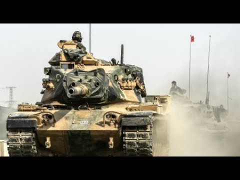 ISLAMIC Turkey Erdogan sent more troops to Syria's border preparing to slaughter Kurds 12/25/18 Video