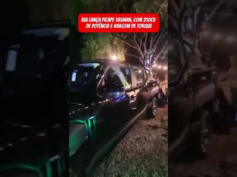 Kia lança picape Tasman, com 210cv de potência e 45kgfm de torque 🛻