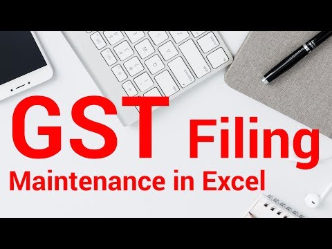 GST Filing Maintenance in Excel Tamil