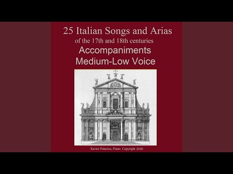 Caro Mio Ben in C Major, Melody Added