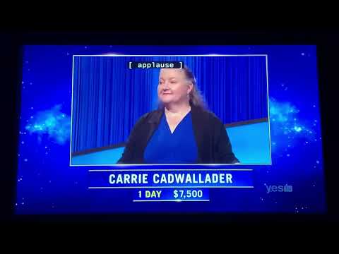 Jeopardy, intro - Carrie Cadwallader Day 2 (1/28/22)