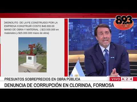 Feinmann denunció corrupción en Clorinda, y destrozó al intendente Caniza, Colcombet y a Insfrán
