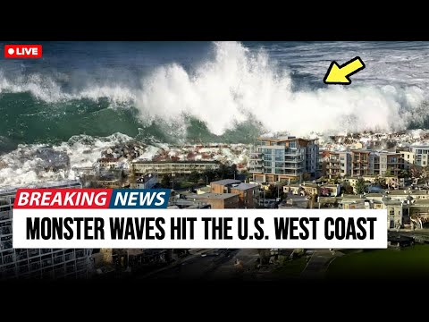1 MINUTE AGO: Monster Waves Strike the U.S. West Coast — Scientists Warn This Is Serious