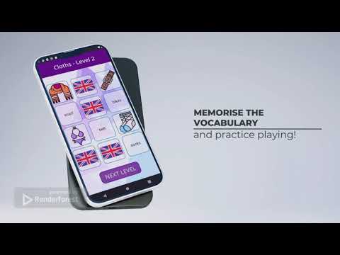 Language vocabulary cards