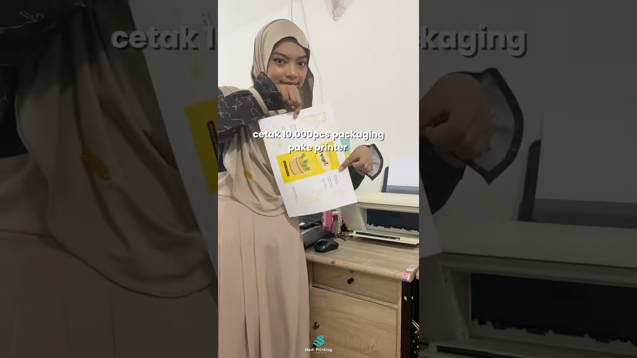 yakali ga pake mesin cetak offset ☺️ #packaging #paperbag #kemasan #box #custom #percetakan