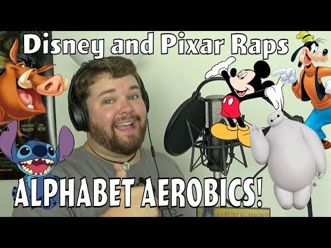Disney and Pixar Raps Alphabet Aerobics